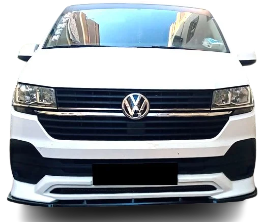 2020-2022 Custom Style Front Bumper Lip Front Bumper Skirt Abs Plastic For Vw Transporter T6,1