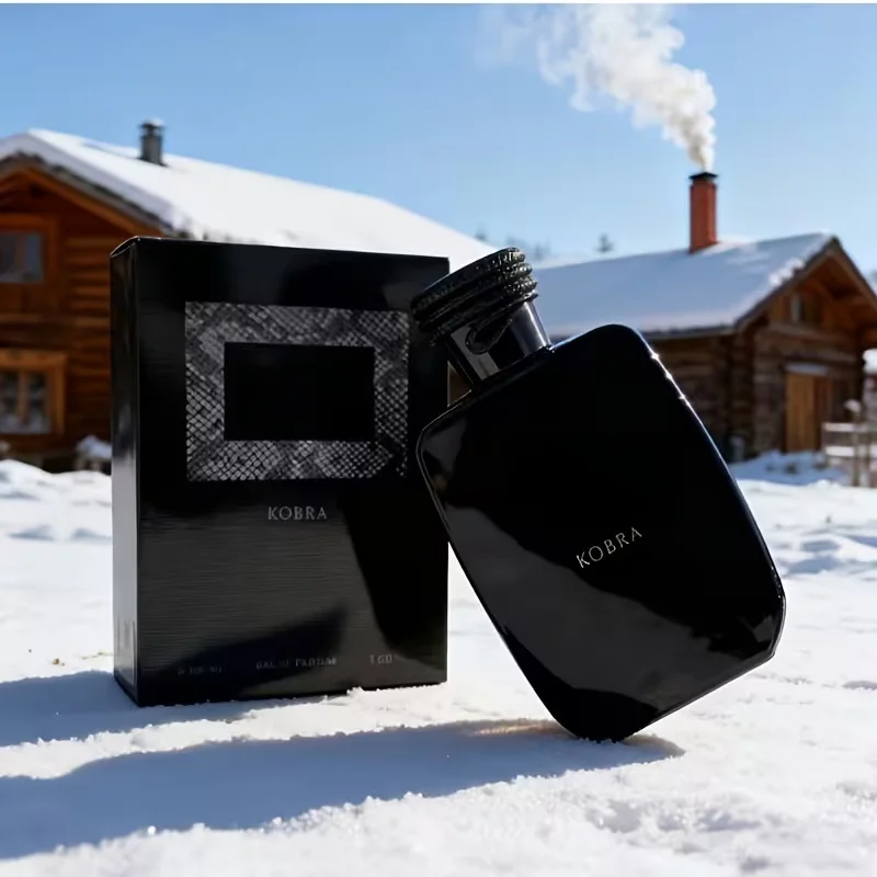 

HAWAS KOBRA Men's Perfume 3.4oz Luxury Gift Box Wood Floral Long-Lasting High-End Niche Fragrance.