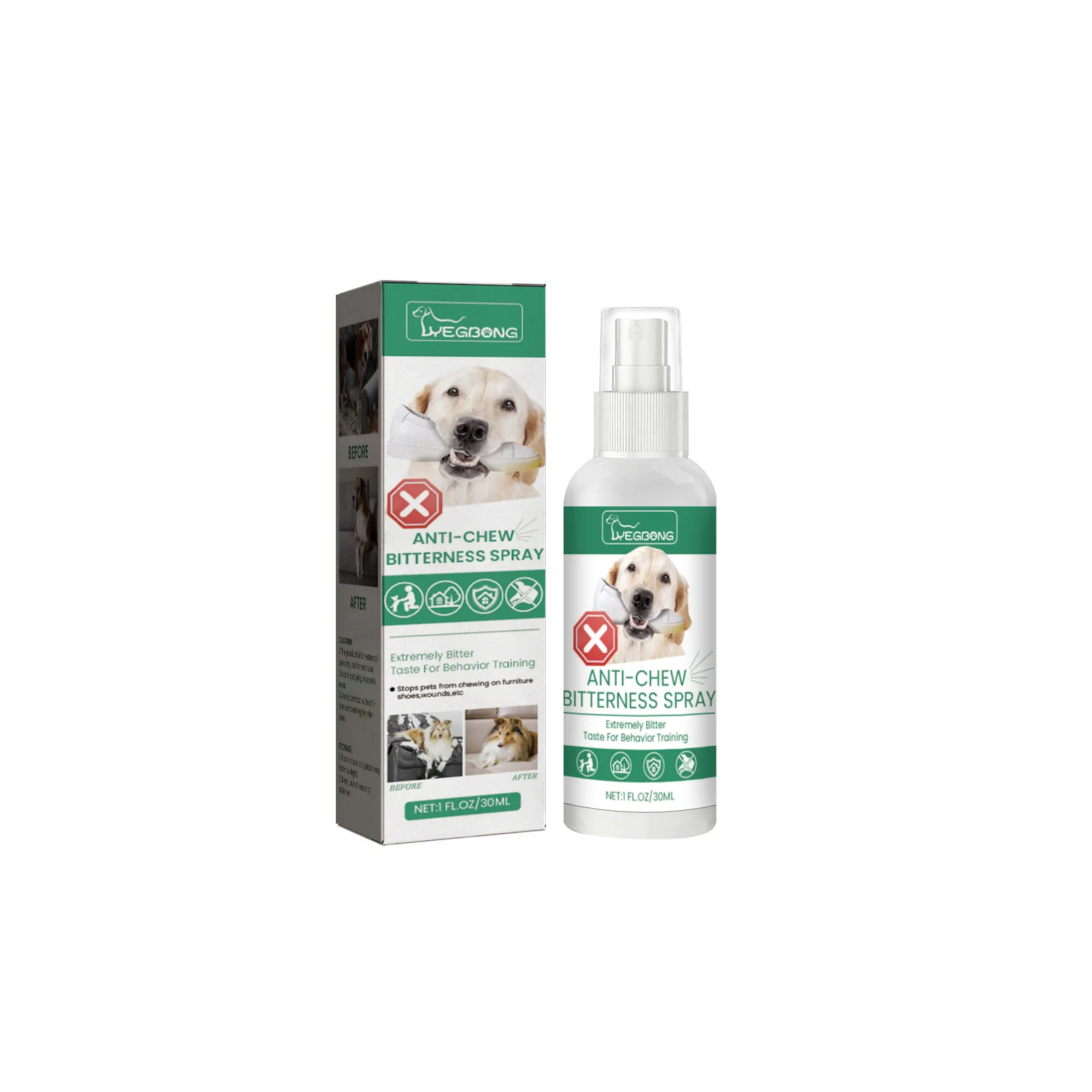 Pet Anti Chew Spray Scratches Stop Sofa Chewing Gnawing Corrector Furniture Protect Indoor Repellent Cat Scratch Training Liquid