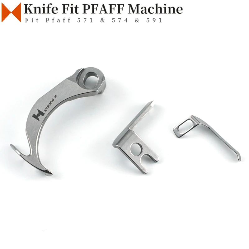 95-774855-05 95-774853-05 95-774856-05 Movable Fixed Knife For Pfaff 571 574 591 Post Bed Roller Feet Sewing Machine Blade