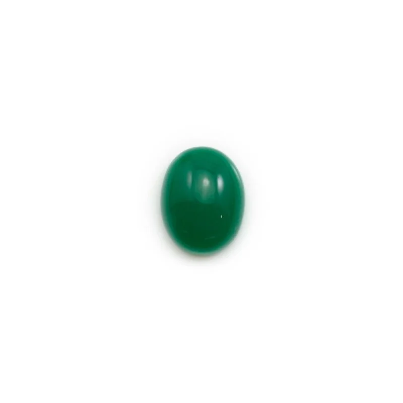 5 buah cabochon Aventurine hijau Cab Oval 4x 6/6x 8/8x1 0/12x16mm batu alam untuk membuat perhiasan anting cincin liontin DIY kerajinan