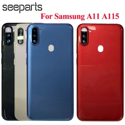 For Samsung Galaxy A11 Back Battery Cover Door Rear Housing Replacement Parts A115F A115M A115U Battery Cover With Lens