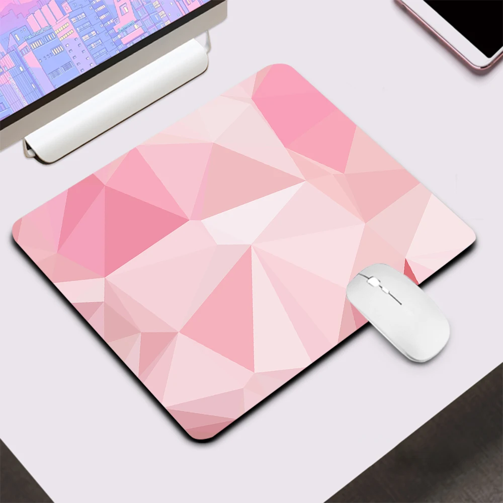 Pink Beautiful Design Small Gaming Mouse Pad Computer Office Mousepad Keyboard Pad Desk Mat PC Gamer Mouse Mat Laptop Mausepad