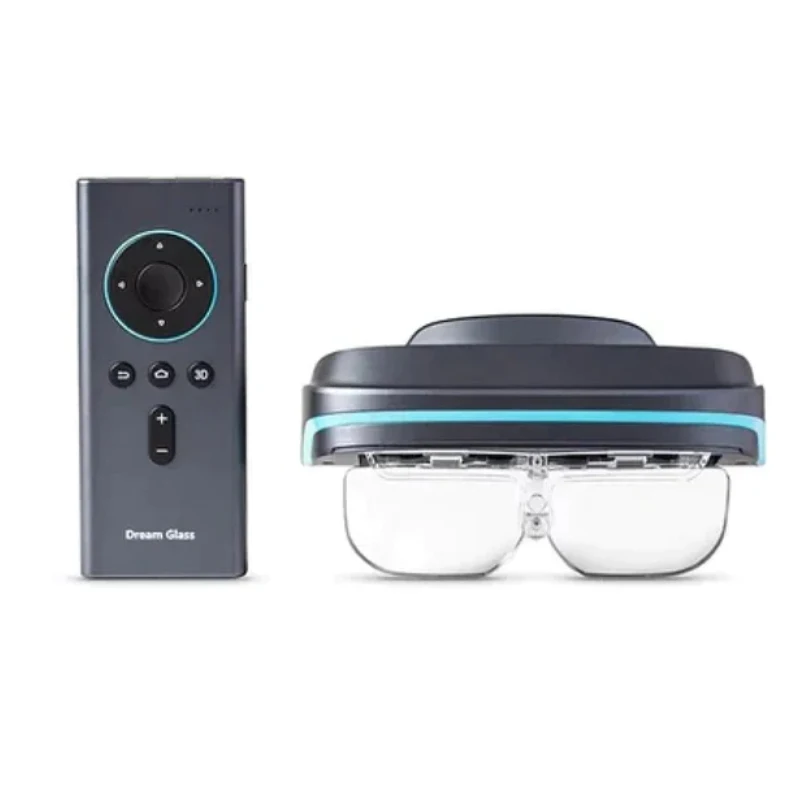 Dream Glass 4K HD AR inteligentne okulary składane i lekkie gry 3D okulary VR wirtualna rzeczywistość duży ekran wyświetlacz HD przełącznik PS