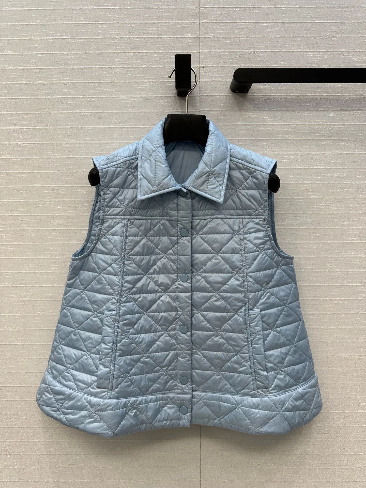 

New Products In Early Autumn: Ling's Quilted Cotton Robe, Vest, Small Collar A-line Casual Handsome, Lightweight And Warm