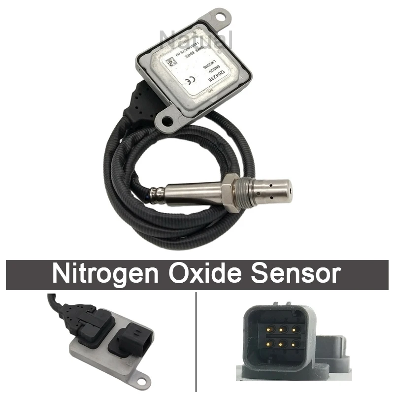 SNS12V Downstream Nitrogen Oxide Nox Sensor For 2011-15 GM Duramax Chevrolet Silverado GMC Sierra 2500 3500 6.6L 5WK96645C