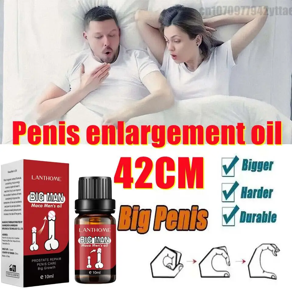 Hot-selling male enlargement oil, delayed erection enlargement oil, helps men regain their peak growth and thickening oil
