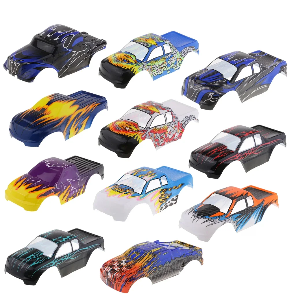 1/10 wstępnie pomalowana obudowa wymiana DIY RC nadwozie samochodu dla HSP 94188 94111 94108 1:10 ciężarówka samochód Monster — zdjęcie 2