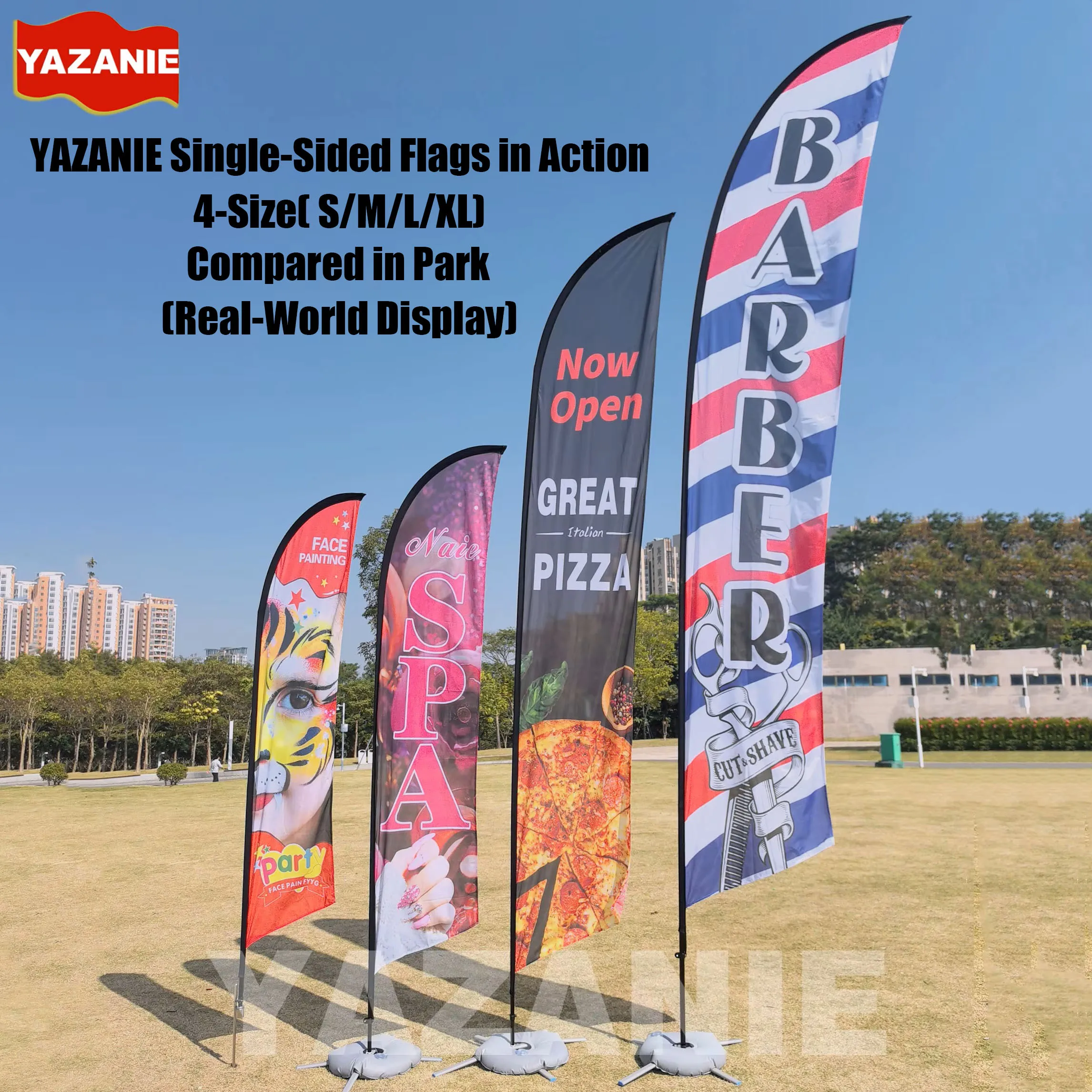 Nail Salon Face Painting Feather Flag Nails SPA Graphic Custom Printing Beach Flags Advertising Promotion Decoration for Outdoor