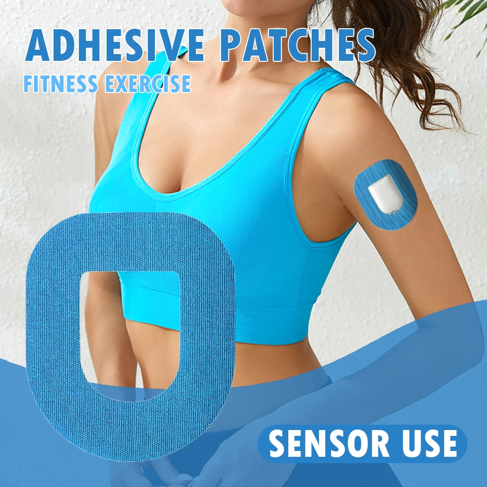 

Голубые клейкие патчи Omnipod 5, водонепроницаемые, устойчивые к поту, гипоаллергенные, без латекса, предварительно вырезанные для Omnipod Dash, патч 20/30