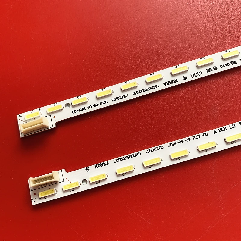 NEW LED Strips Bar For Toshiba 55L7400 KDL55XS782 LED55X9800PU 35019102 35019103 PHILCO 55L7400 KDL55XS782ANT 35020362 35020364