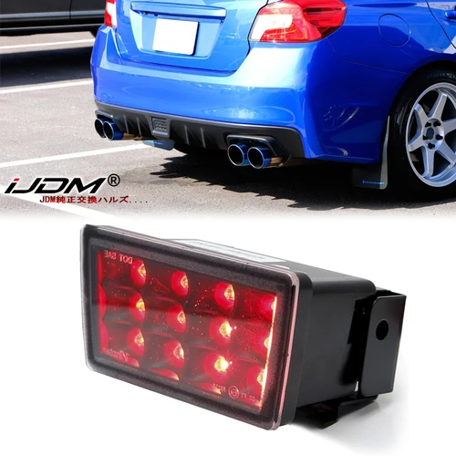 IJDM-luces LED antiniebla traseras todo en uno para Subaru WRX/STi Impreza XV Crosstrek, luz trasera/de freno, 3rd 4th