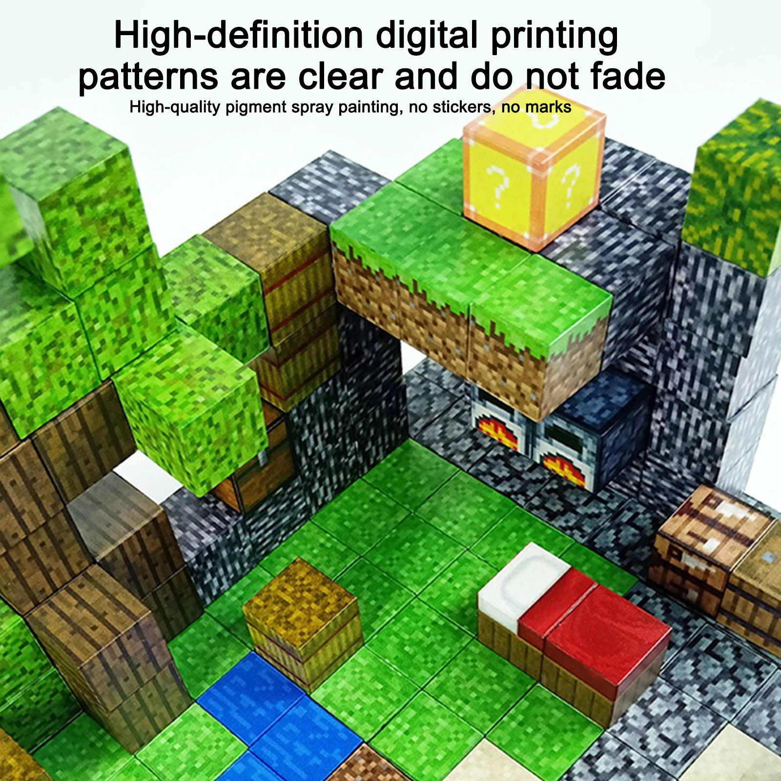2025 nuevo 124-212 Uds juego de bloques magnéticos Mine imán mundos DIY juguetes para niños niñas STEM Montessori cubos sensoriales juego juguetes regalo