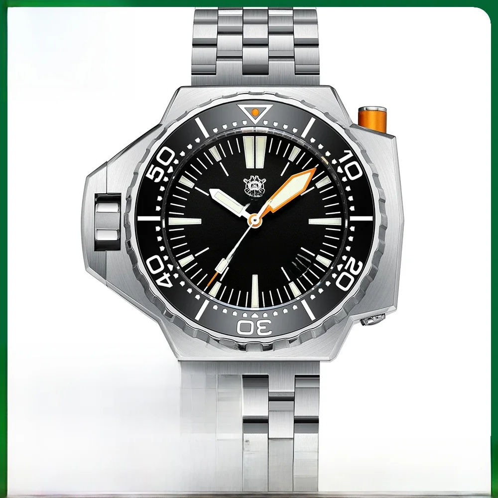Steeldive Proplof SD1969 V3 Nieuwste versie 1200m waterdicht AR saffierglas NH35 Automatische 56mm oversize heren duikhorloges - afbeelding 2