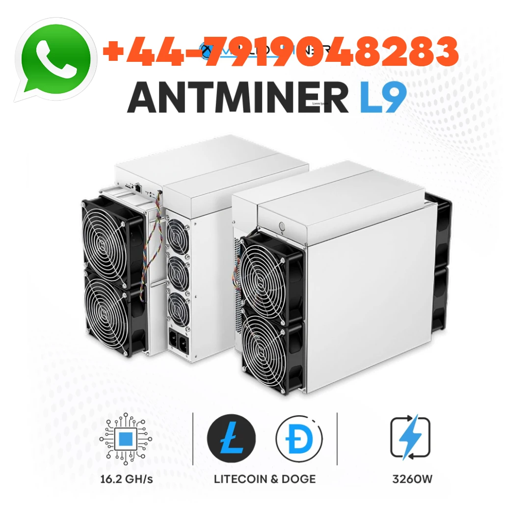 BUY 2 GET 1 FREE Bitmain Antminer L9 16.2GH/s 3260W LTC DOGE BEL Crypto Miner