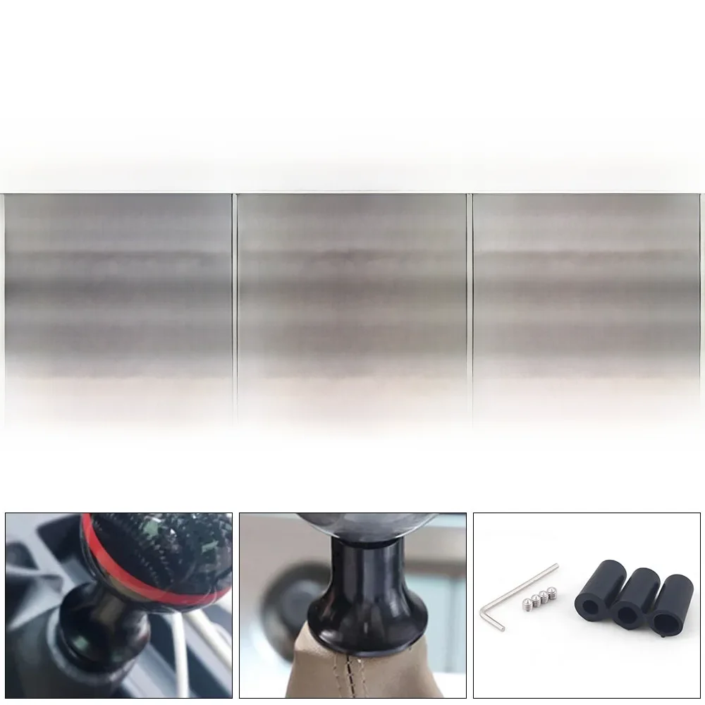 Uniwersalny samochodowy adapter gałki dźwigni zmiany biegów do gwintu M12x1,25 ze stopu aluminium — zdjęcie 2