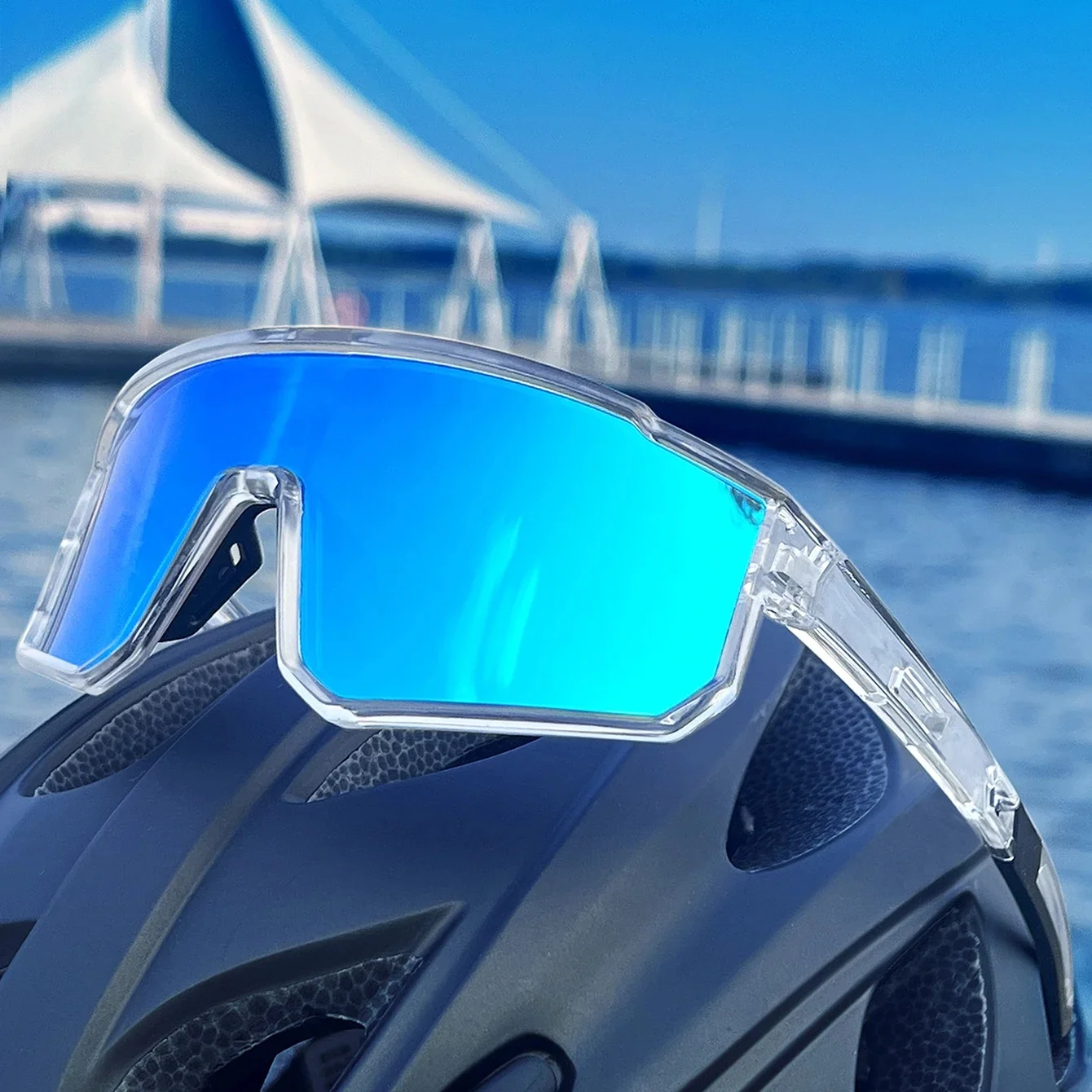 AliExpress NONE Trendy Fishing Sunglasses for Men and women Casual Windproof Eyewear with UV Protection for Outdoor Sports, Running Cycling