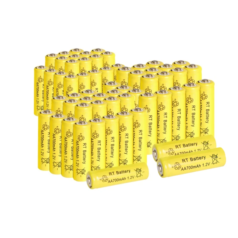 10/16/24/36/48/60 PCS 1.2V AA 700mAh Ni-MH Batteries Rechargeable High Capacity Durable Ultra Long Lasting  AA Battery