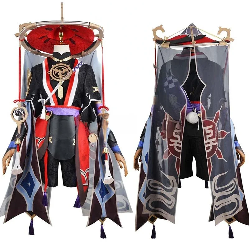Scaramouche Cosplay-Kostüm Balladeer Komplettset Scaramouche-Outfits für Comic Con