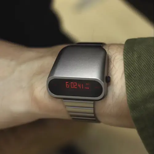 BENLYDESIGN Relojes de metal únicos para hombres Reloj digital, Reloj vintage para hombres de los años 70, Reloj digital Steampunk para hombres, S1000