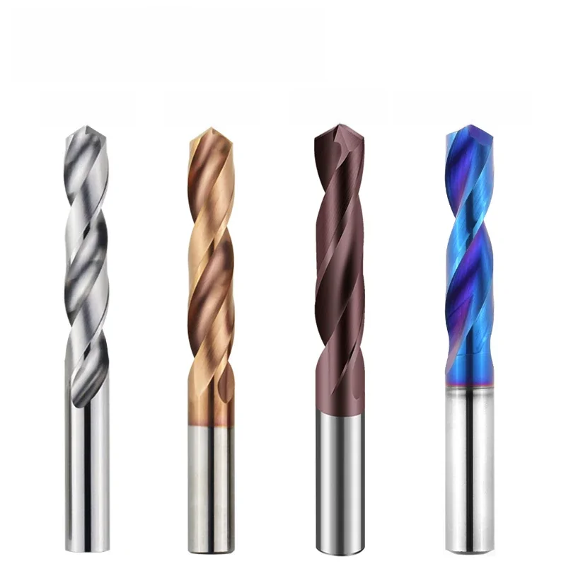 Drillforce 1PC 1-16mm HRC45 HRC55 HRC65 wiertło z pełnego węglika spiekanego zestaw bitów, spiralne zwoje wiertło spiralne do twardego stopu ze stali nierdzewnej narzędzie — zdjęcie 2