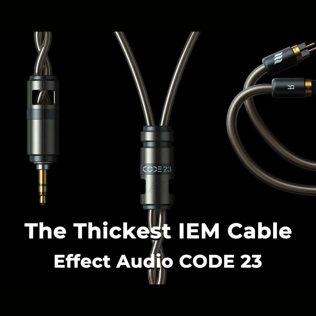 

Effect Audio CODE Series CODE 23 Selected Premium UP-OCC Copper Litz 13-Core Earphone Cable 16.5 AWG 2-Wire With ConX & TermX