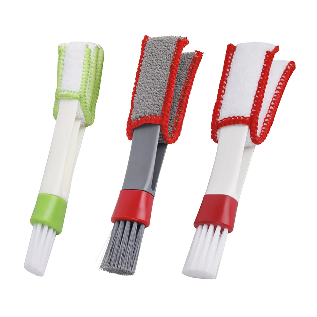 

2 In 1 Handheld Car Cleaning Dust Brush Tool Air Conditioning Outlet Blinds Cleaning Dashboard Interior Window Brush Accessories