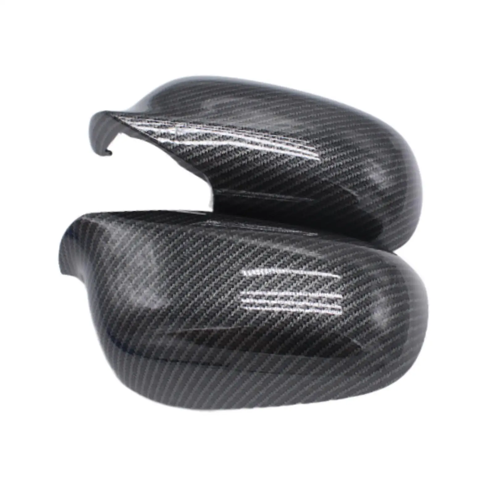 2Pcs Car Side Mirror Cover Caps 12797722 12797723 Automotive Repair Parts Easy to Install Door Mirror Housings for Saab 9-3