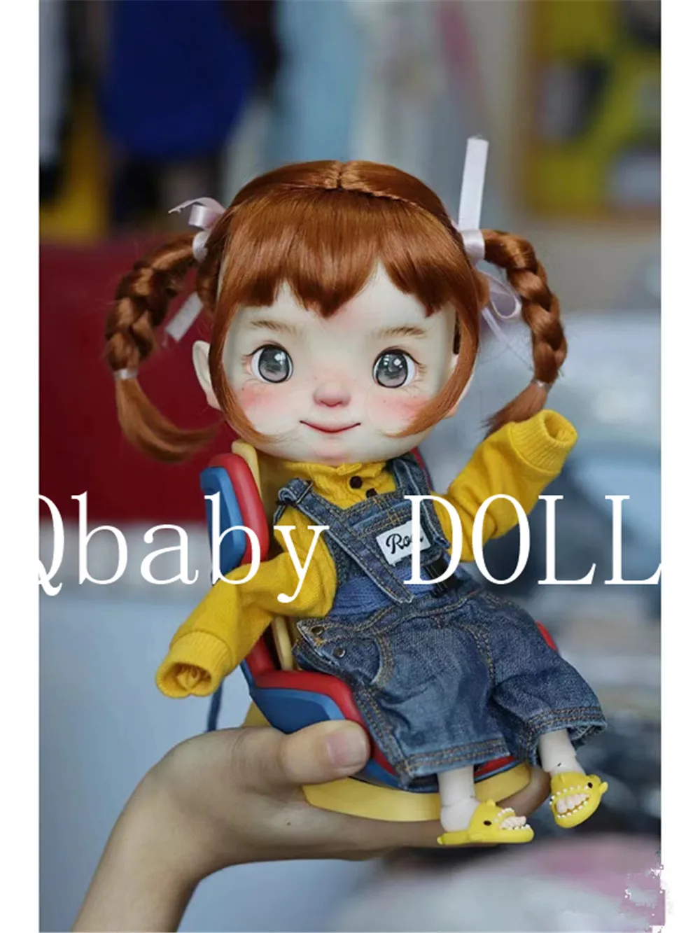 Qbaby Doll store 1/6 Lazy  resin toys Cute new stock