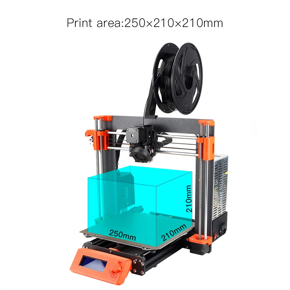 Imagem -04 - Clone Prusa i3 Mk3s Plus Kit Completo com Super Pinda e Sensor Filamento Atualizado Impressora 3d