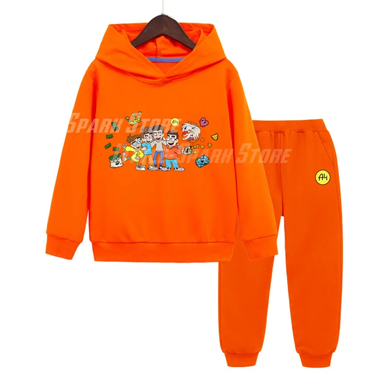 Влад Бумага А4 Children Hoodie Suit Streetwear Cotton A4 Vlad  Kids Clothing Sweatshirts Spring Autumn Boy Girl Hoodies Pullover