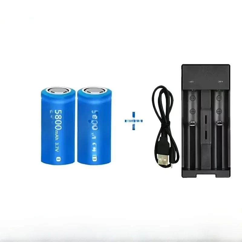 5800 mAh rechargeable 3.7 V Li-ion 16340 batteries CR123A batterie pour lampe de poche LED chargeur mural, voyage pour batterie 16340 CR123A