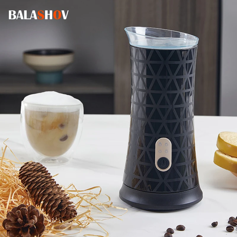 電動ミルク泡立て器自動ホットおよびコールドミルク泡立て器ウォーマーラテフォームメーカーコーヒーホットチョコレートカプチーノEU用