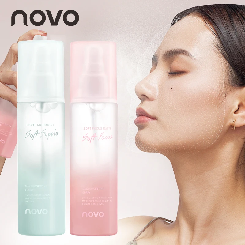 بخاخ إعداد المكياج طويل الأمد مع حمض الهيالورونيك، التحكم في الزيت المرطب، مقاوم للتلطخ والنقل، سريع الجفاف #1