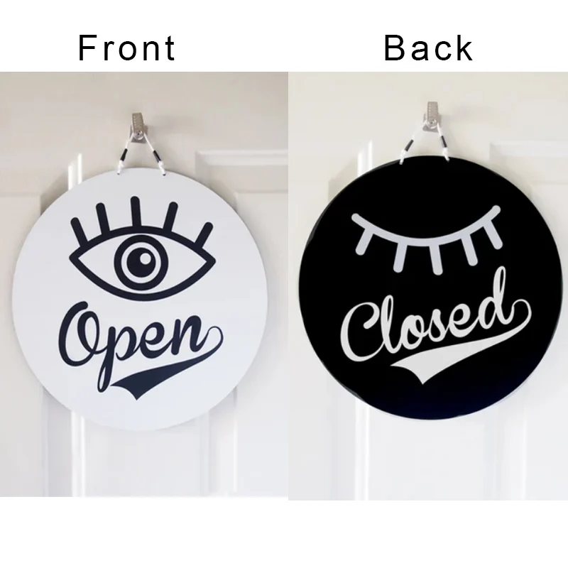 Open closed sign for business, Boutique| Salon| Store sign Closed sign Custom business sign Personalized sign Hanging open Sign