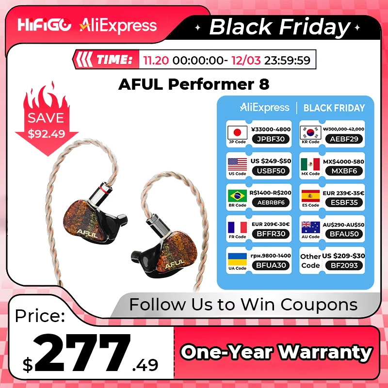 

AFUL Performer 8/Performer8 Гибридные драйверы Проводные наушники 1DD+ 7BA Накладные мониторы Hi-Fi сценические студийные аудиофильские наушники IEMs