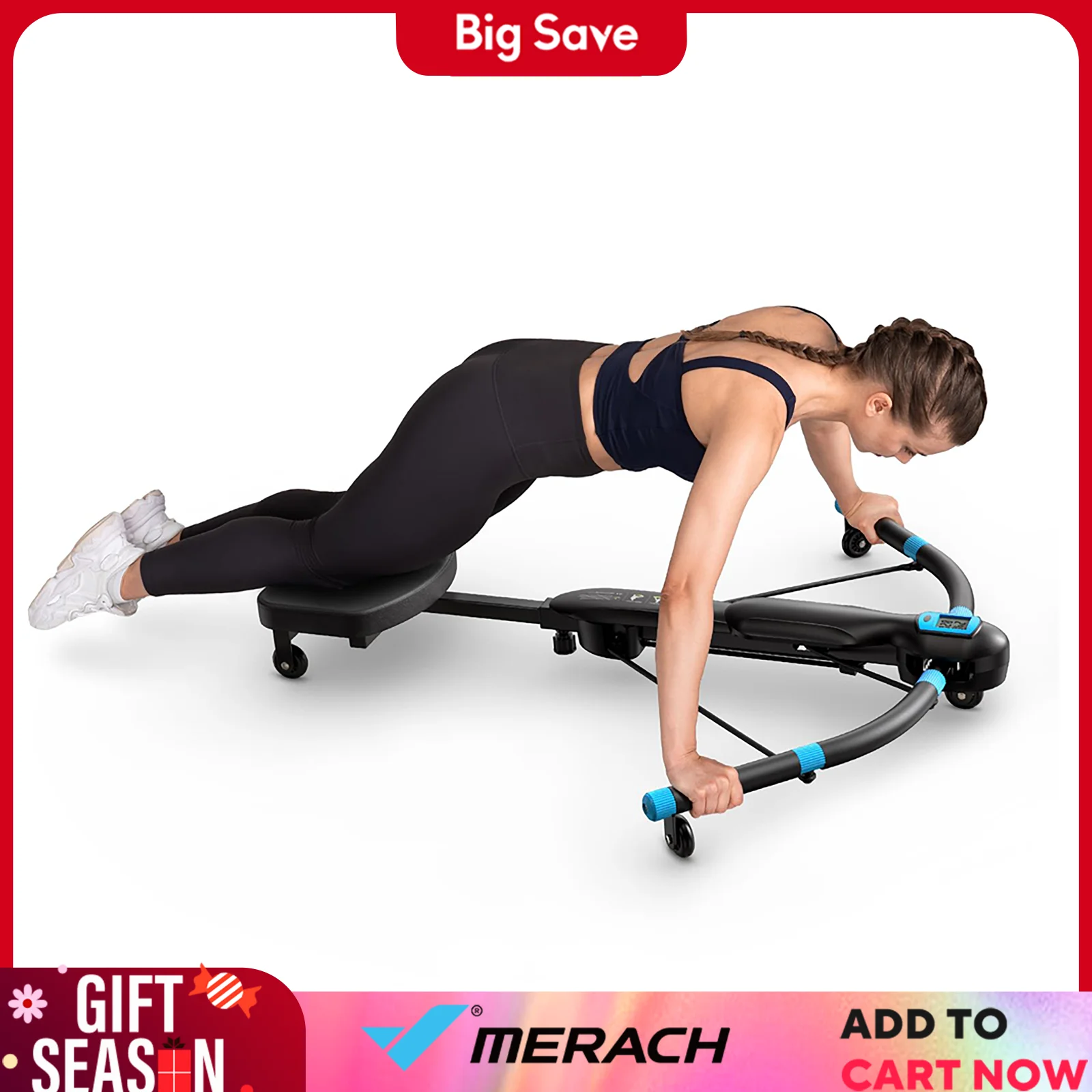 MERACH Core Trainers Ab Machines Rowing Machine Belly Training Dragonfly Machine for Home Gym Multifunctional Fitness Equipment