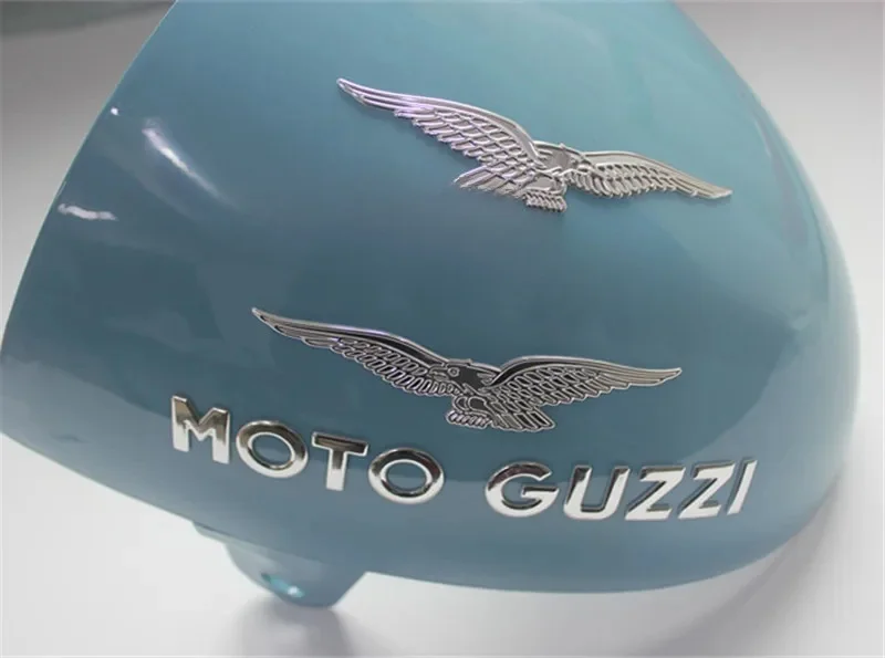 AliExpress ocellaus 3d Moto Guzzi Sticker Eagle Sticker Gold Silver Color Motorcycle Moto Bike Waterproof 3d Decals Stickers