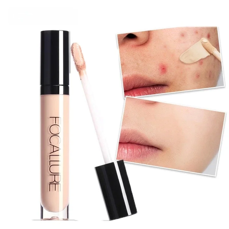 FOCALLURE – correcteur liquide à couverture complète, 7 couleurs, maquillage imperméable, Base pour les yeux, crème, cosmétiques