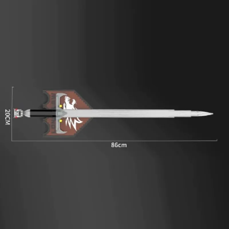 

MOC знаменитый фильм длинный коготь меч креативные строительные модели блоки, украшения «сделай сам» для мальчиков и взрослых подарки на день рождения 474 шт.