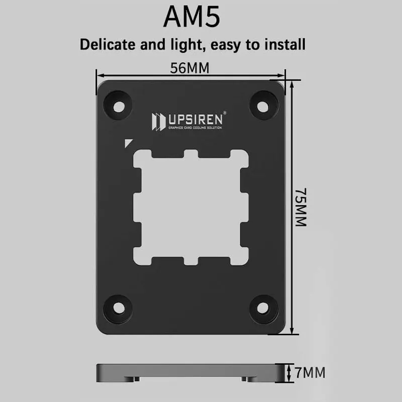UPSIREN LGA1700/AM5 CPU Bending Corrector Frame Protector AMD/LGA platform Buckle Fix Substitute CNC Aluminum