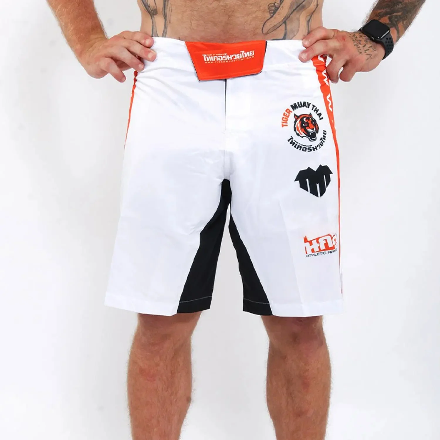 Tiger Thai Boxing Shorts Boxing Mixed Martial Arts Fitness Training BJJ Taekwondo Shorts Adult Men and Women MMA Thai Jujitsu — zdjęcie 2