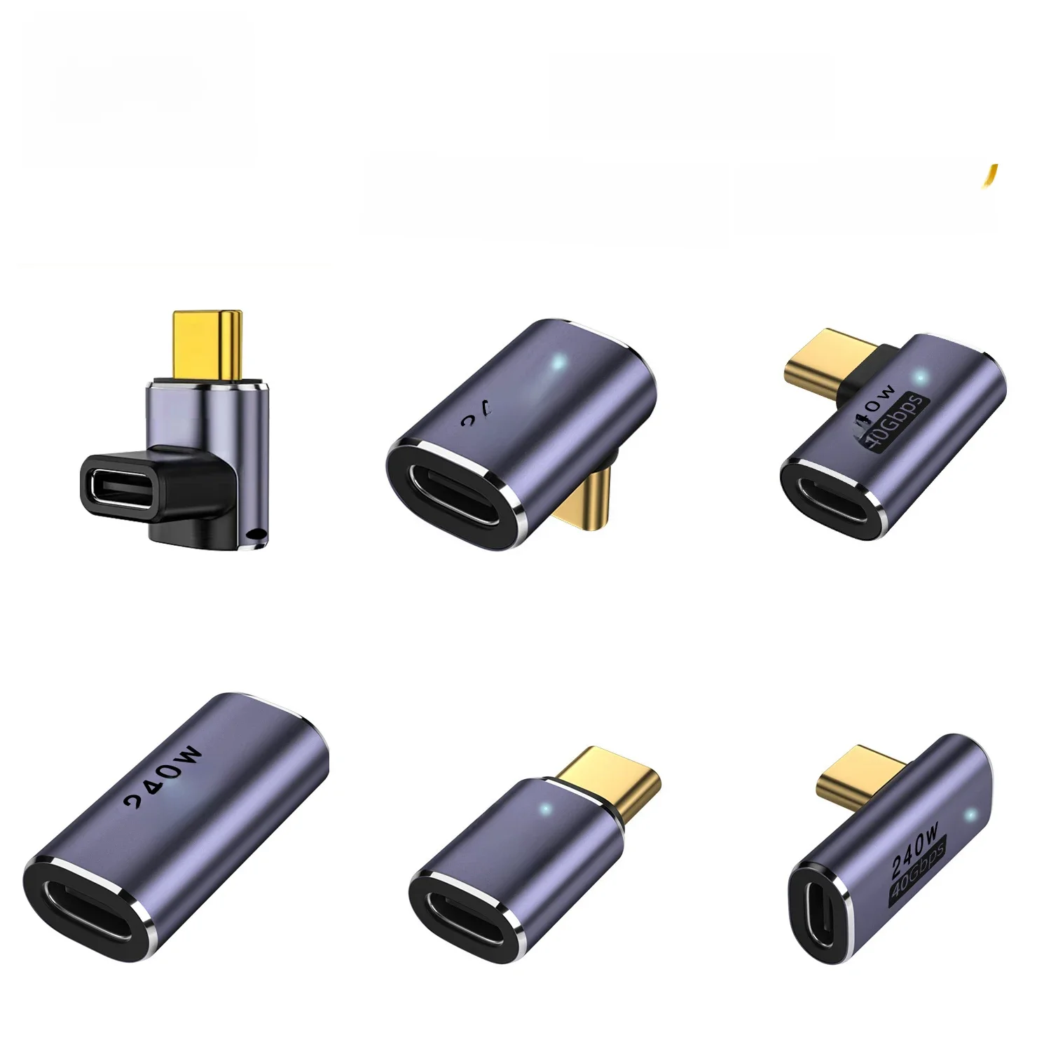 UGOURD Adapter USB4 USB C do USB C Thunderbolt 3/4 40 Gb/s OTG Przedłużacz kabla Adapter typu C męski na żeński do laptopa — zdjęcie 2