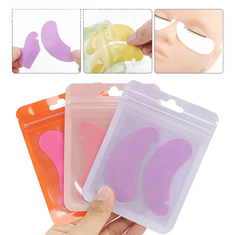 1 paire de nouveaux coussinets pour les yeux réutilisables, bande en Silicone, Extension de cils, patchs Hydrogel sous les yeux, Patch de Gel, outils de maquillage