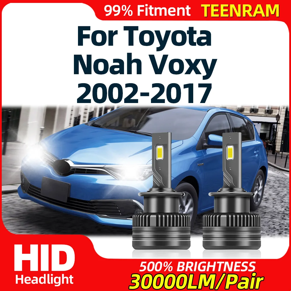 

LED Headlight Bulbs 30000LM 1:1 Xenon Car Lights 6000K Canbus No Error For Toyota Noah Voxy 2002-2012 2013 2014 2015 2016 2017