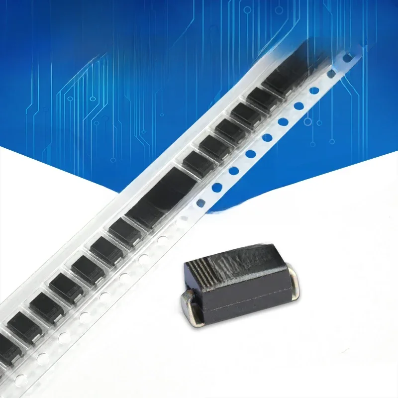 100szt 1N5819 1N4007 SS14 SS12 SS16 SS24 SS34 SS36 SS56 SS110 SS210 SS310 M1 M4 M7 SS54 SS26 RS1M US1M ES1J ES1D RS2M ES1M RS1J — zdjęcie 2