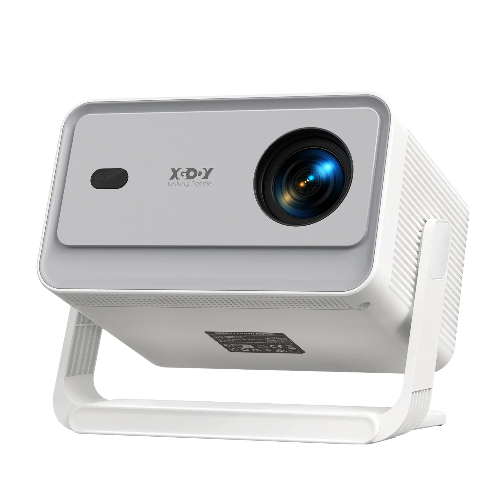 XGODY 650ANSI 8K-Projektor, 1 GB RAM + 32 GB Speicher, Android 14.0, Autofokus, Keystore-Korrektur, Gimbal, A6 Pro Beamer
