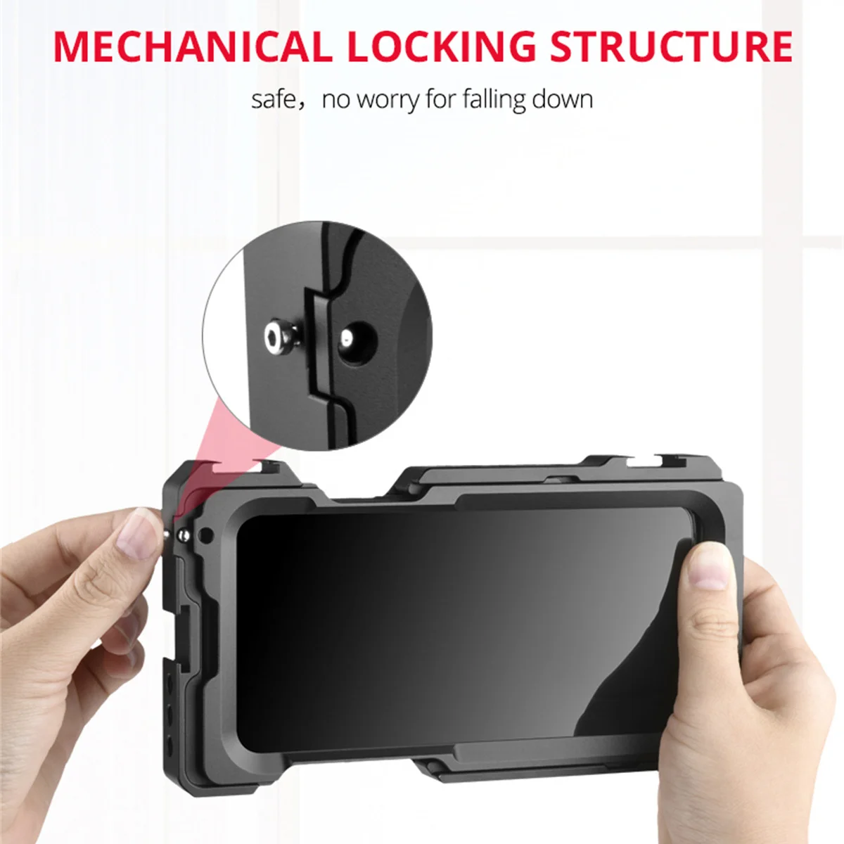 Yelangu C23 Rabbit Cage  New High-end Luxury Titanium Alloy Frame Button Lock For Iphone 11 Pro Max Rabbit Cage Phone Protection