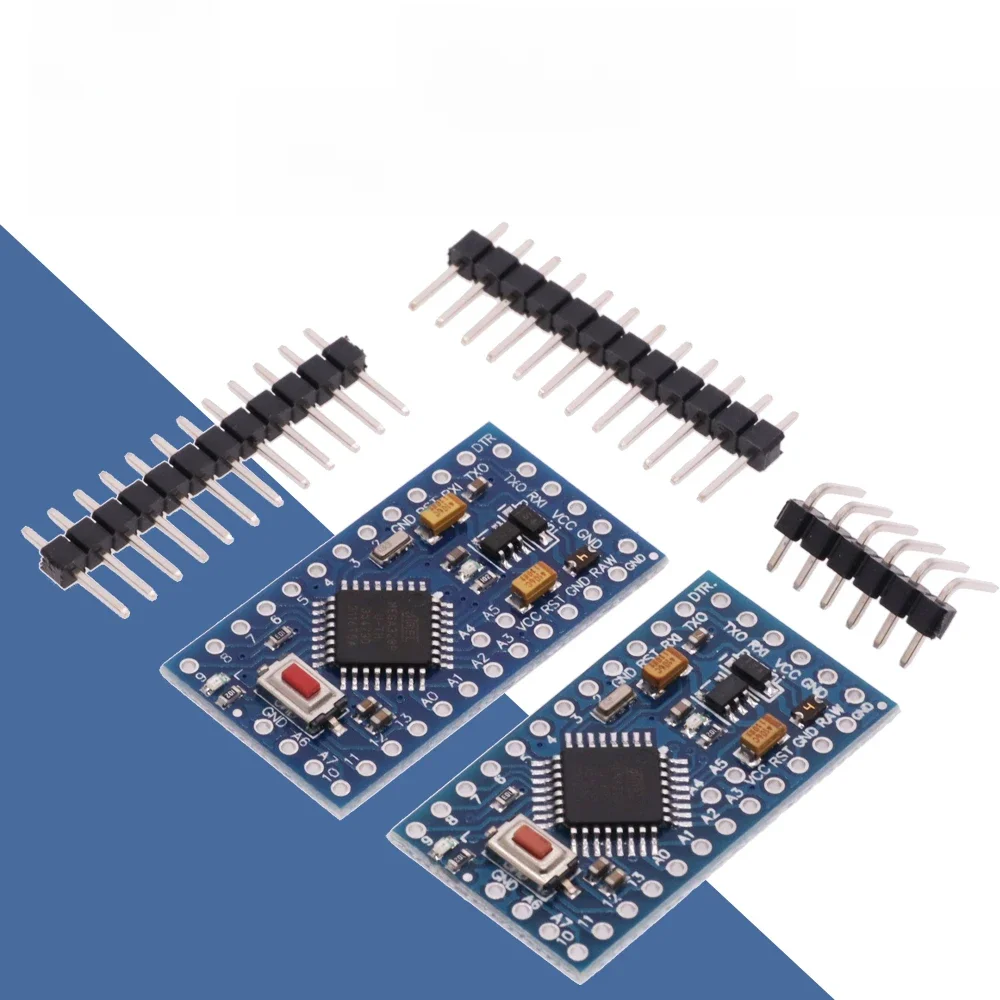 1 sztuk Pro mini Atmega328 Pro Mini 328 Mini ATMEGA328P 3.3V 8MHz 5V 16Mhz dla Arduino kompatybilny Nano CP2102 FT232RL — zdjęcie 2