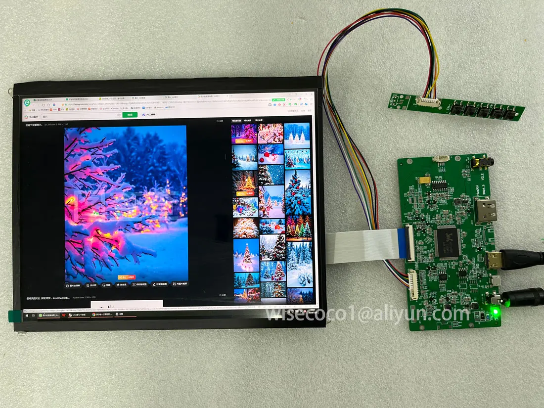 9.7 Inch 2K For I pad3/4 LCD Module 2048*1536 LP097QX1 SPA1 SPC1 IPS Retina Monitor Screen +Touch Panel Driver Board RPI Display